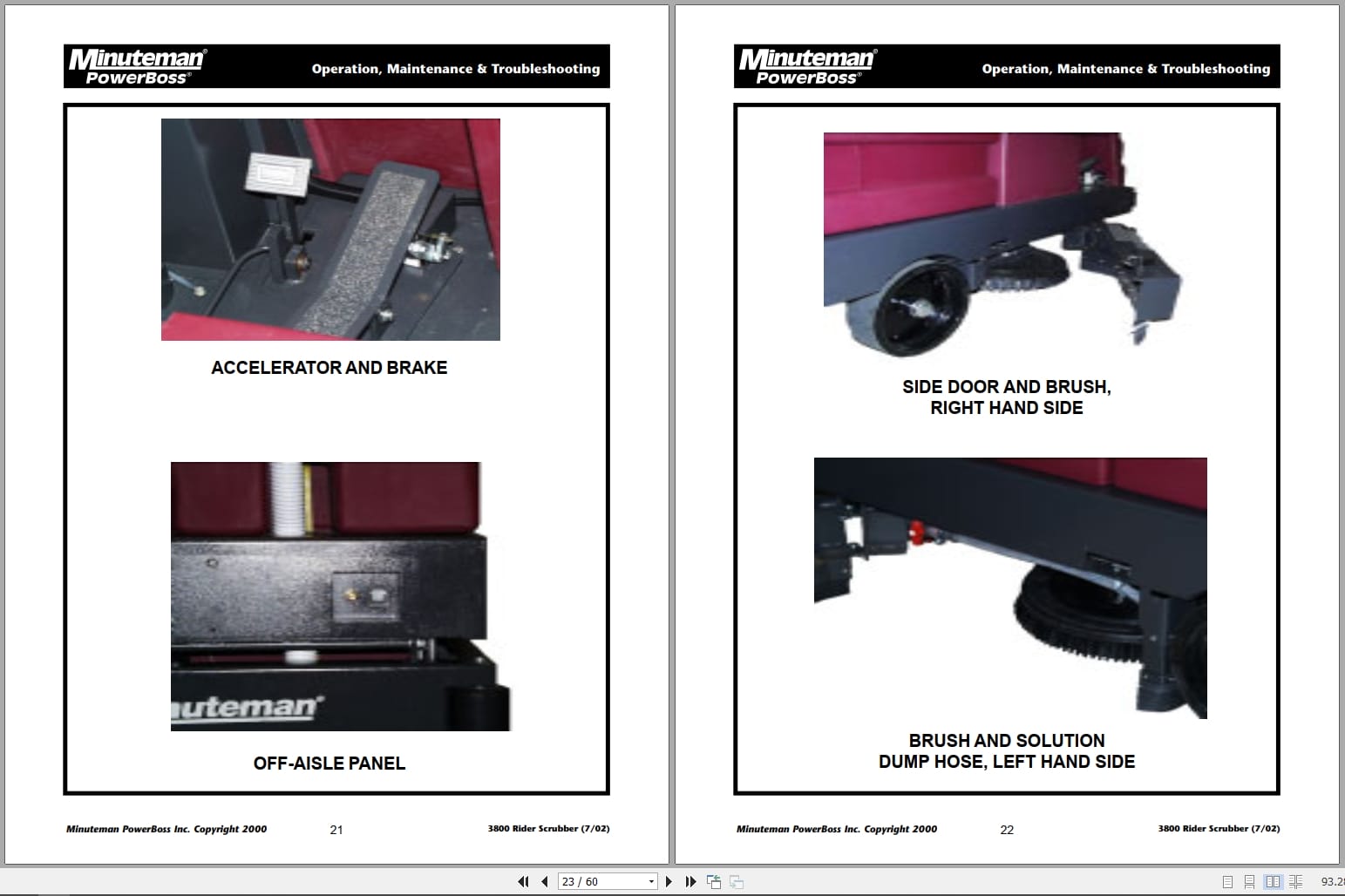 Minuteman Rider Scrubber 3880 Operation Parts Manual And Wiring Diagram