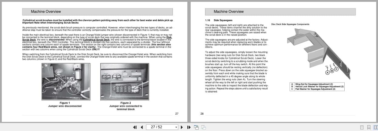 Minuteman Rider Scrubber E Ride 28 32 ER28C To ER32DQPT User Manual 9887339M 2016 (2)