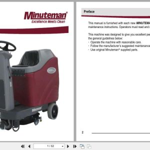 Minuteman Rider Scrubber Max Ride 20 Disc Traction Drive User Manual (1)