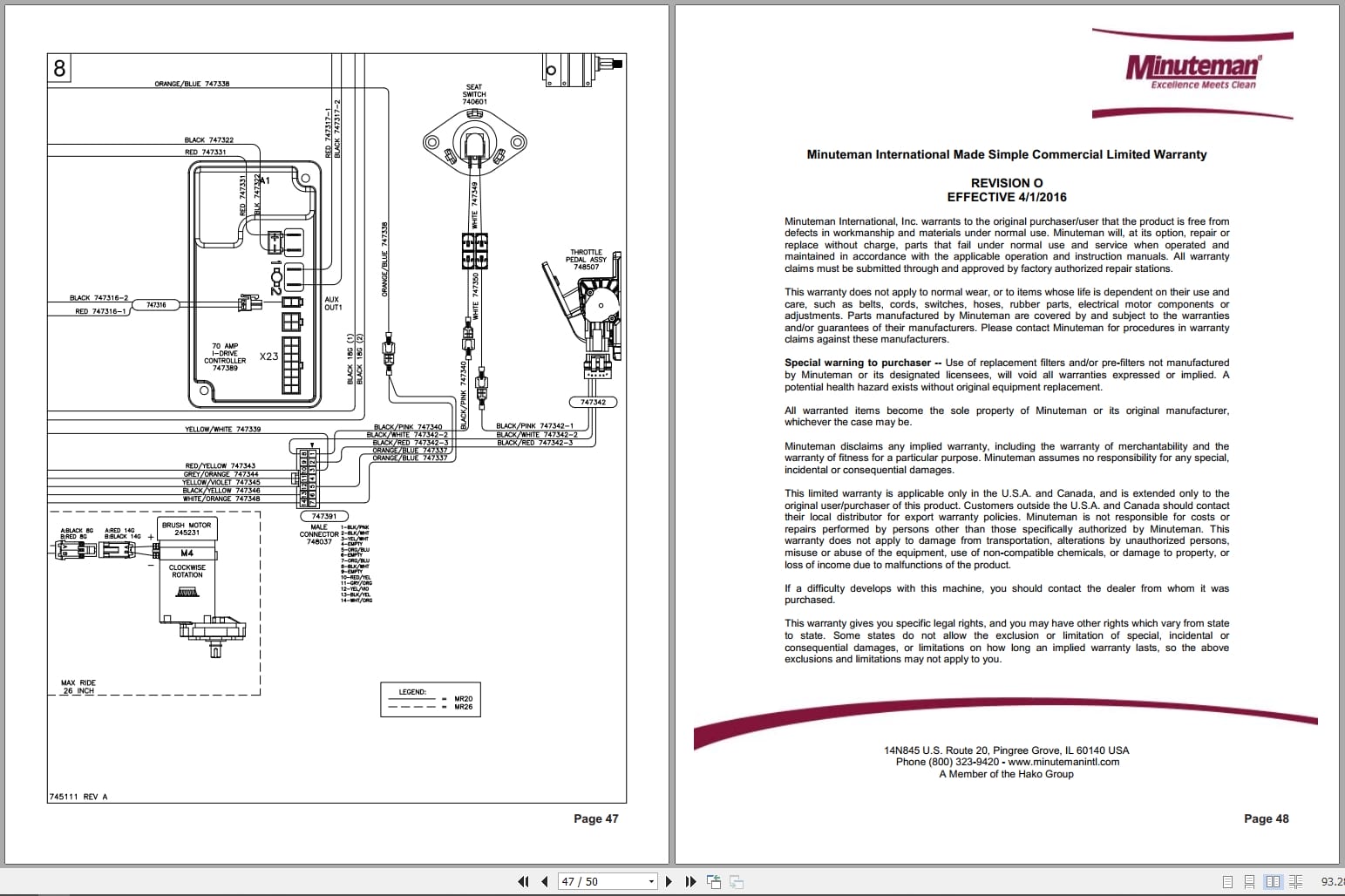 Minuteman Rider Scrubber Max Ride 20 Parts Manual And Electrical Wiring Diagram (4)
