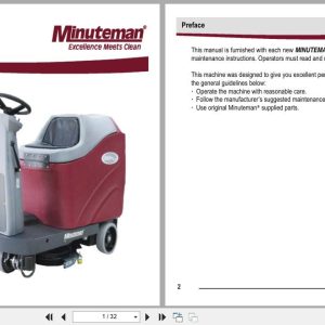 Minuteman Rider Scrubber Max Ride 26 Disc Traction Drive User Manual (1)