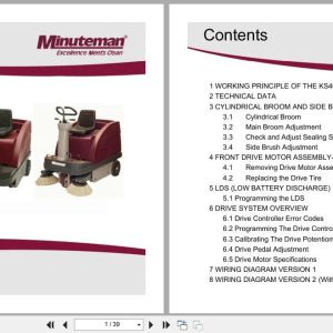 Minuteman Rider Sweeper HM40B HM47B Service Manual (1)