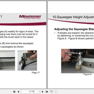 Minuteman Rider Sweeper Max Ride Mr20 Mr26 Service Manual Wiring Diagram 2019 (2)