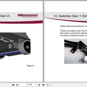 Minuteman Rider Sweeper Max Ride Mr20 Mr26 Service Manual Wiring Diagram 2019 (3)