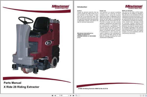 Minuteman Riding Extractor X Ride 28 CFS Parts Manual Wiring Diagram (1) Minuteman Riding Extractor X Ride 28 Cfs Parts Manual Wiring Diagram (1)