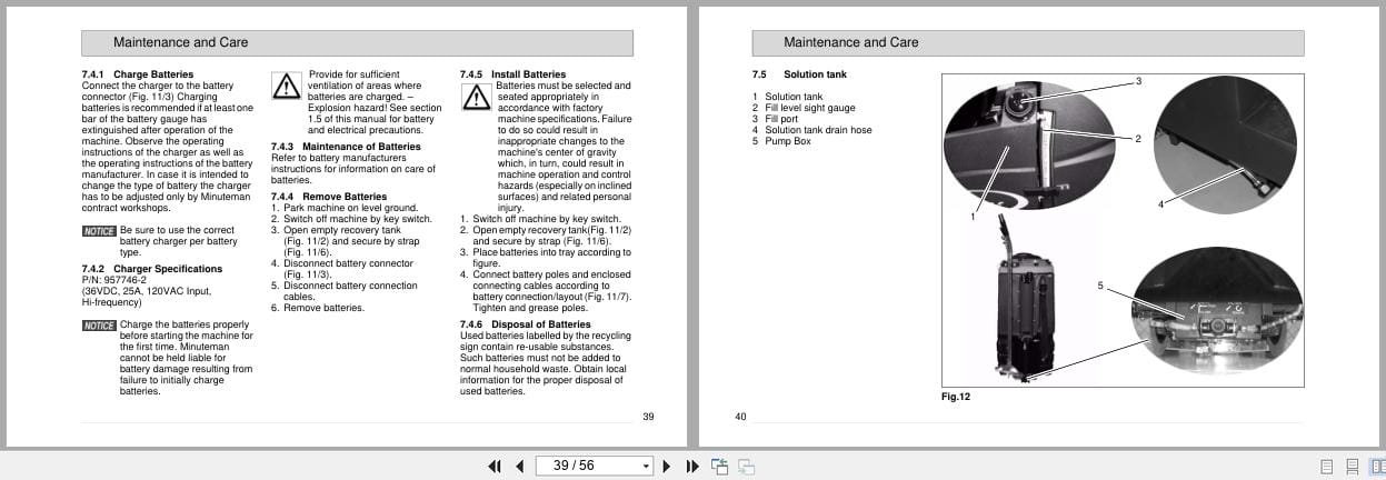 Minuteman Riding Extractor X Ride 28 CFS User Manual 988732UM 2016 (3)