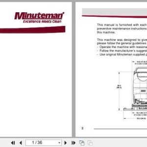 Minuteman Scrubber Disc Brush Drive E17BD E20BD H20BD User Manual 988720UM 2012 (1)