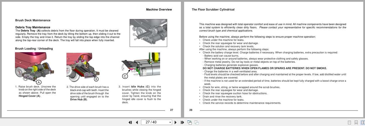 Minuteman Scrubber Disc Brush Drive E20CQP FC E20CQPG FC User Manual 988728UMFC 2009 (3)