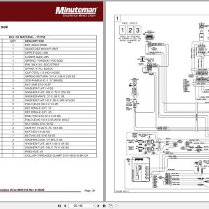 Minuteman Scrubber Disc Traction Drive E20 Sport Parts Manual And Electrical Schematic (3)