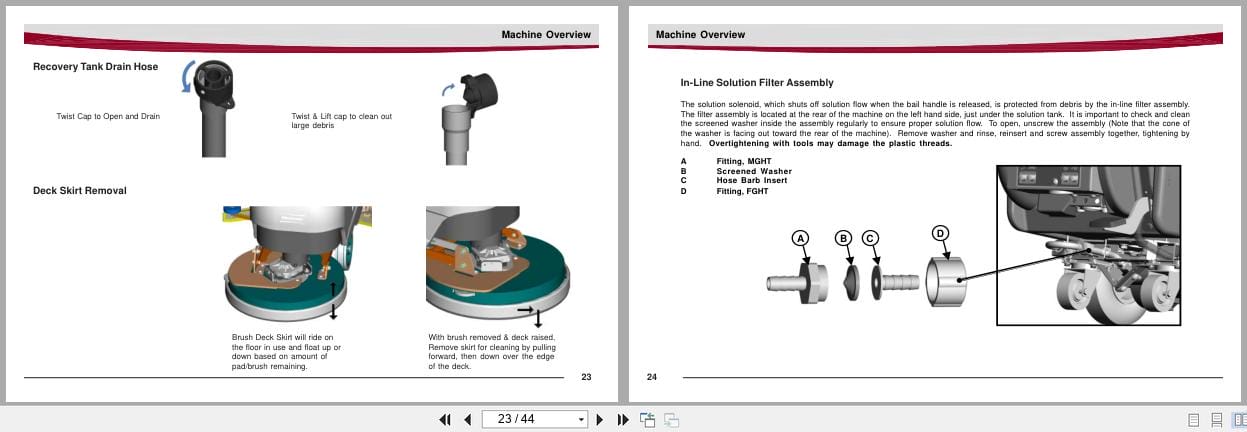 Minuteman Scrubber Disc Traction Drive E20S Sport User Manual 988721UMS 2016 (2)