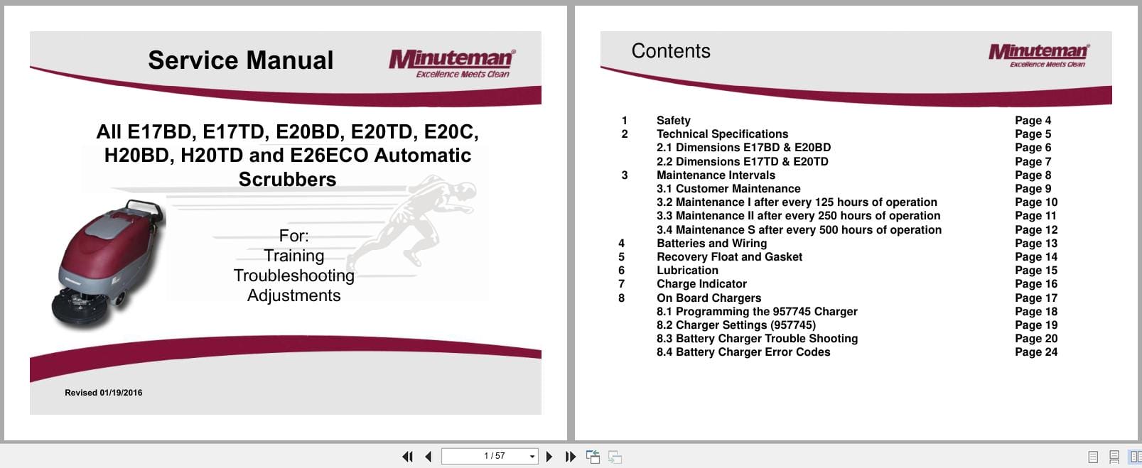 Minuteman Scrubber E17BD To E26ECO Service Manual 2016 (1)