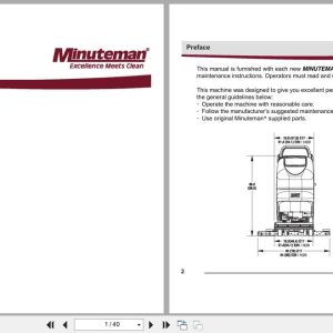 Minuteman Scrubber E17TD E20DTD H20DTD Traction Drive User Manual 988721UM 2016 (1)