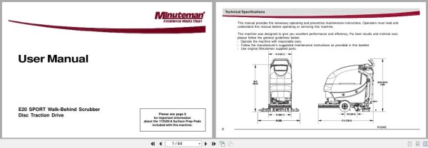 Minuteman Scrubber E20 Sport User Manual 988721Ums 2012 (1)