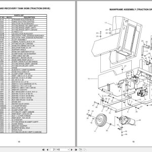 Minuteman Scrubber Es260 P260Tdqp To P260Bdce Operation Service Parts 988021 (3)
