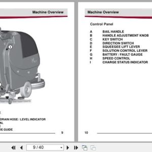 Minuteman Scrubber H20Dtd H20Dtdce H20Dtdqp H20Dtdqpg User Manual 988735Um 2009 (2)