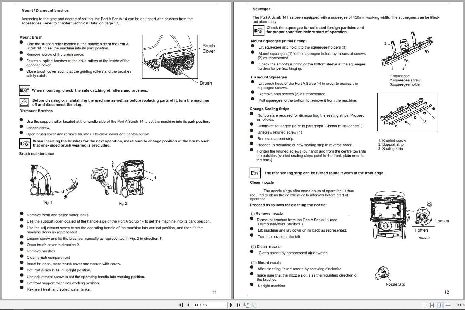 Minuteman Scrubber Port A Scrub 14 115V Instruction Manual (2)