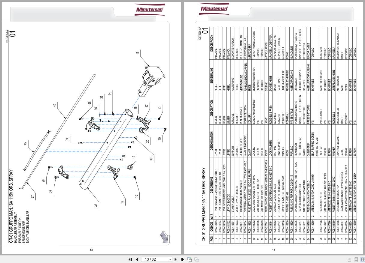 Minuteman Scrubber ROS 17 Spare Parts Catalog (2)