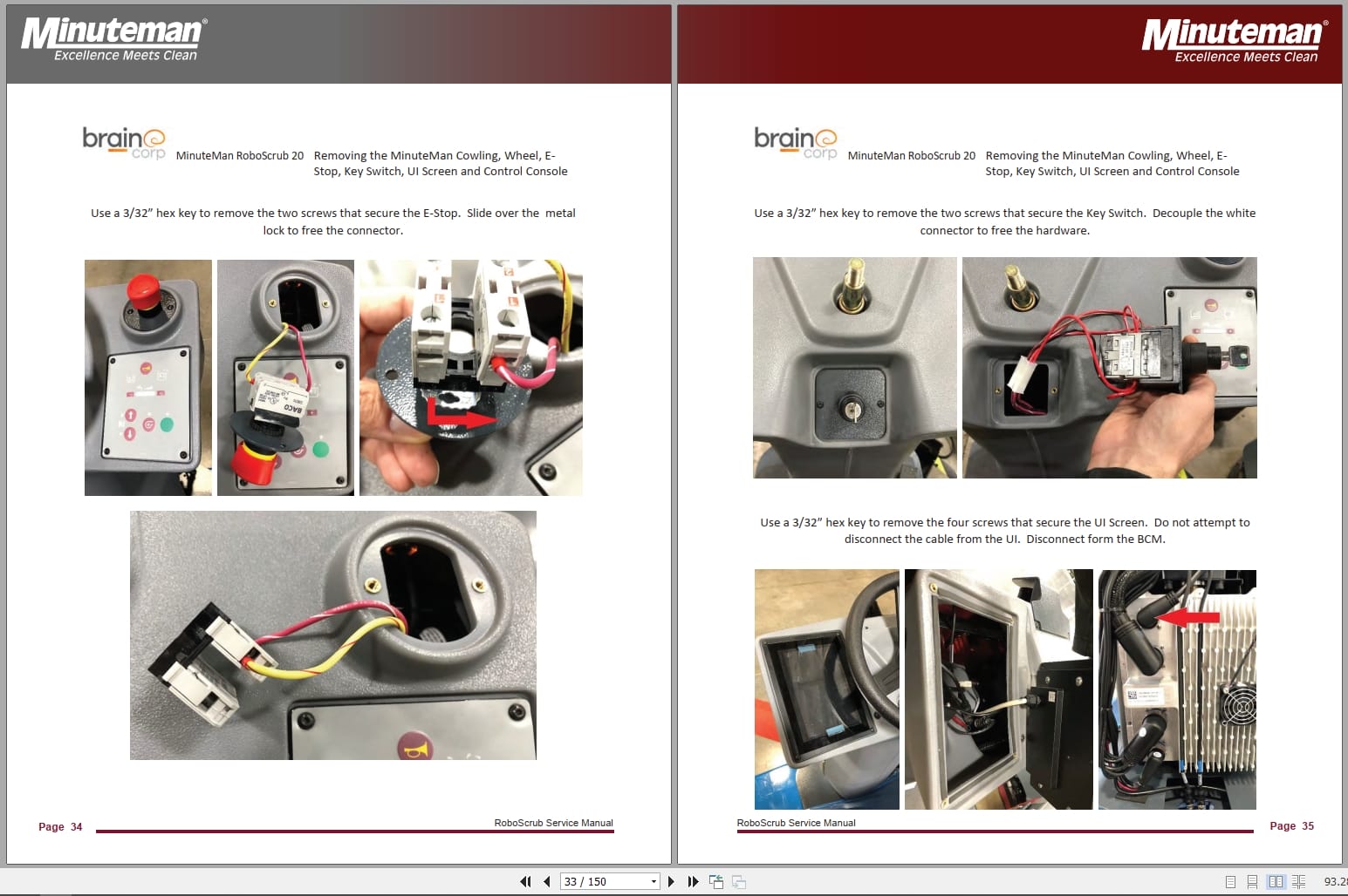 Minuteman Scrubber RoboScrub 20 Service Operation Parts Troubleshooting Manual (4)
