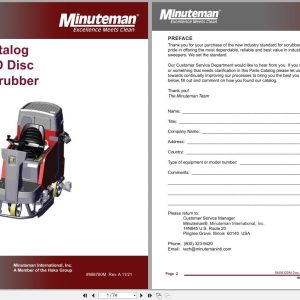 Minuteman Scrubber SM2832C SM3032D SM3332C SM3532D Parts Catalog (1)