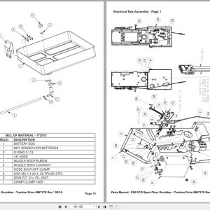 Minuteman Scrubber Traction Drive Disc E26Ecos Sport Parts Manual And Electrical Schematic 988737S 2016 (2)