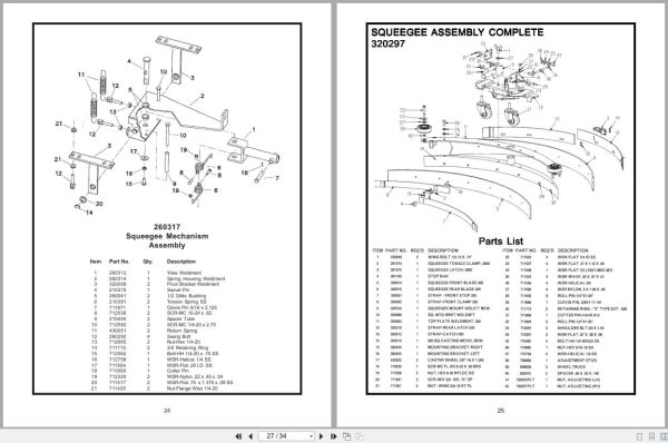 Minuteman Scrubber Walk Behind Mc260024 Mc260026 (260) Operation Service Parts Care (3)