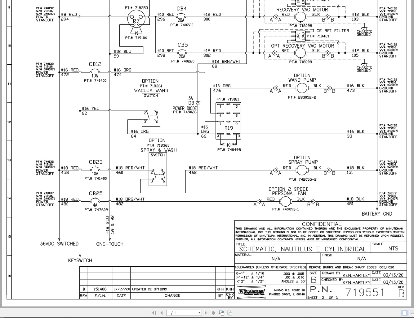 Minuteman Sweeper Cylindrical Nautilus E Electrical Schematic 719551 2020 (2)