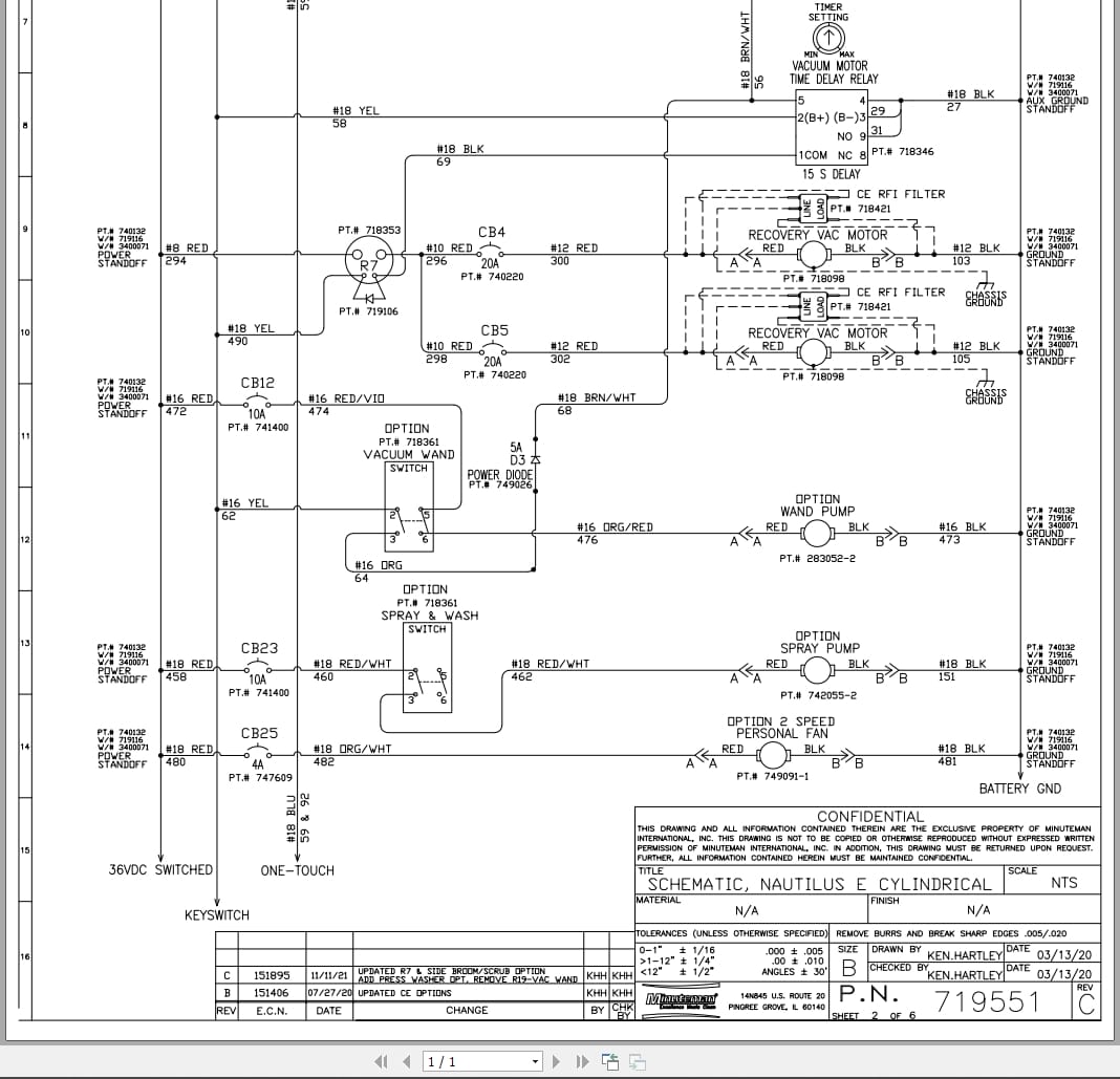 Minuteman Sweeper Cylindrical Nautilus E Electrical Schematic 719551 2021 (2)