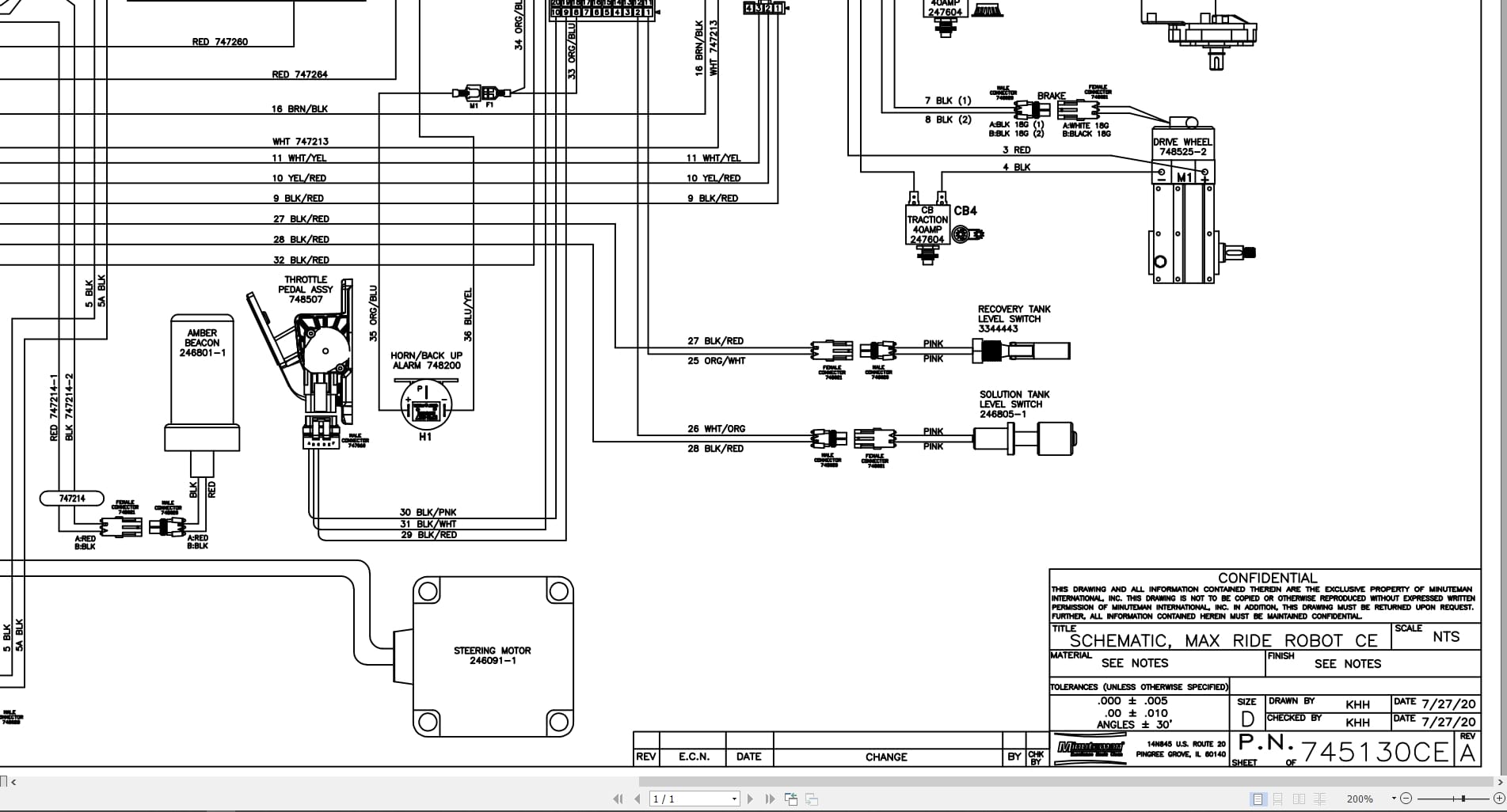 Minuteman Sweeper Max Ride Robot CE Electrical Schematic 745130CE (1)