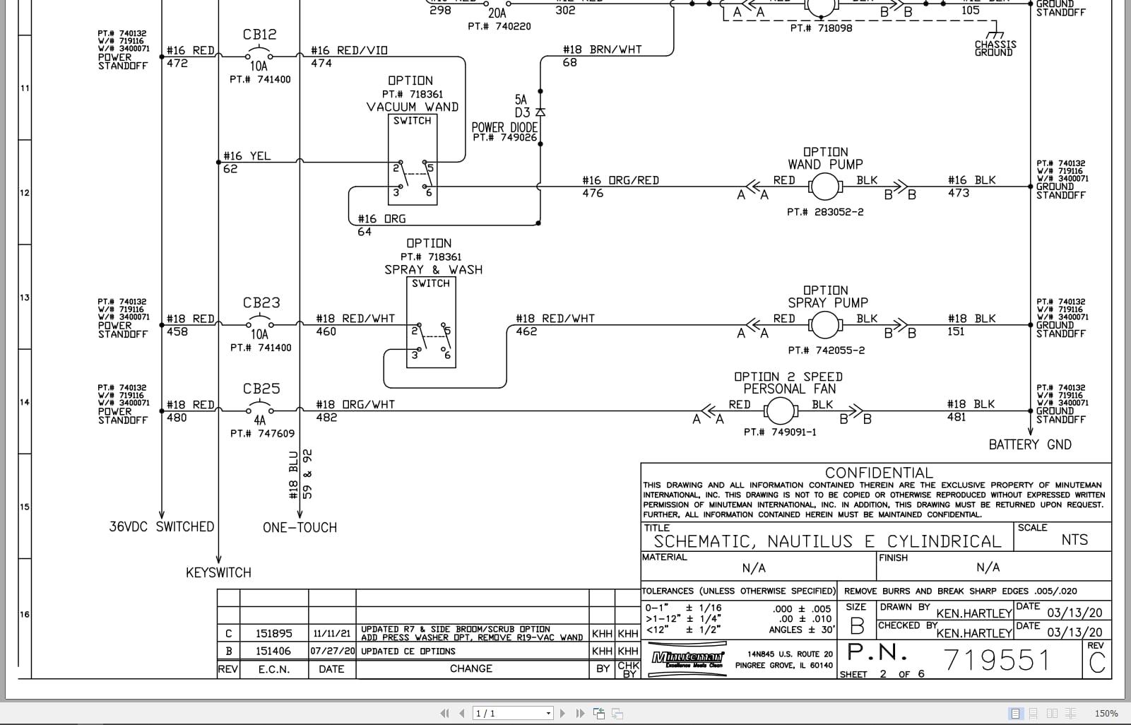 Minuteman Sweeper Nautilus E Cylindrical Electrical Schematic 719551 2021 (2)