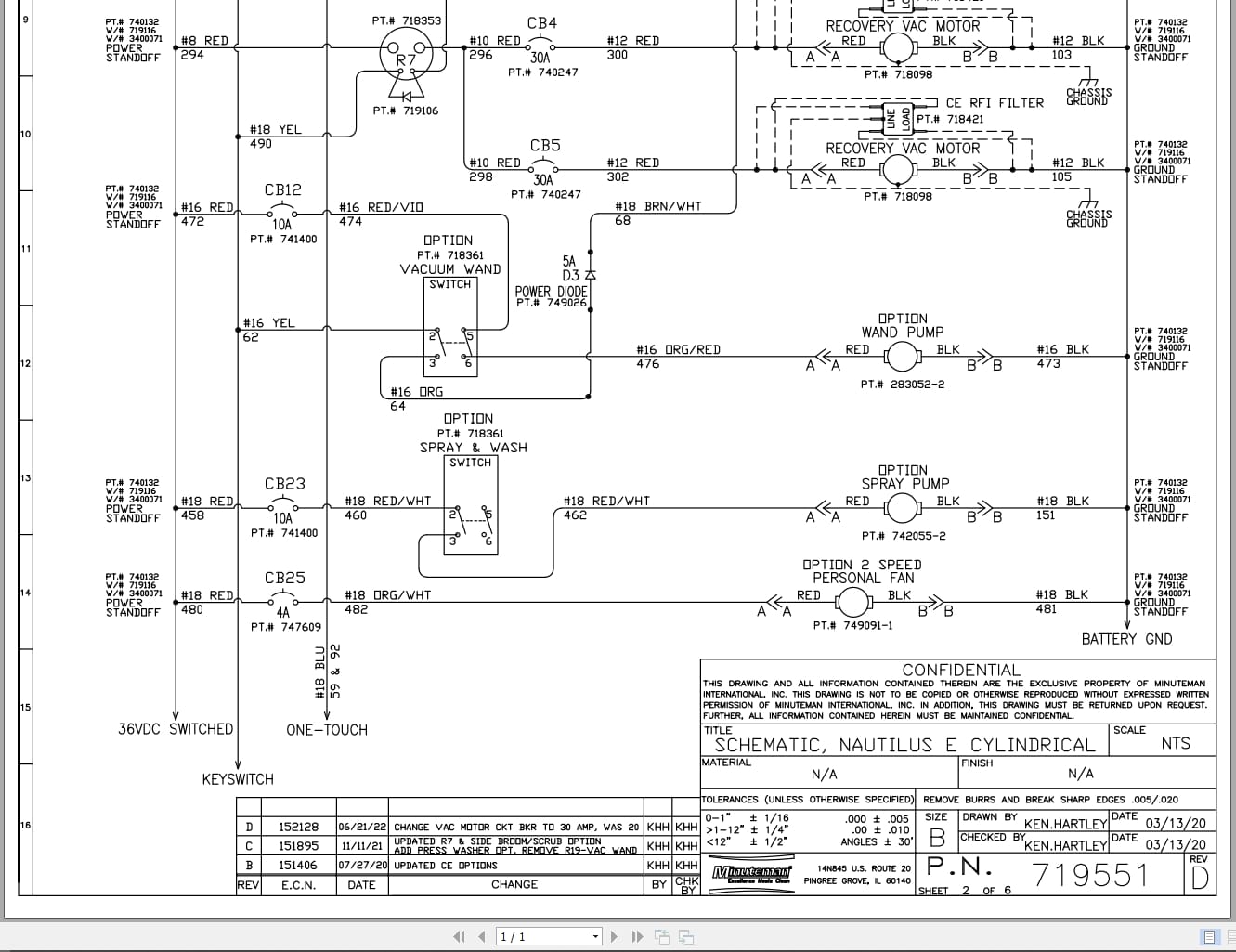 Minuteman Sweeper Nautilus E Cylindrical Electrical Schematic 719551 2022 (2)