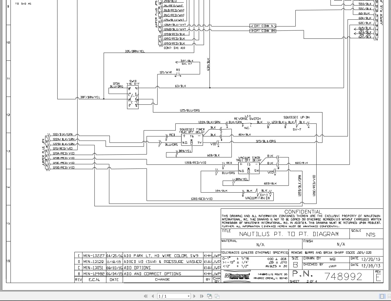 Minuteman Sweeper Nautilus Point To Point Electrical Schematic 748992 2016 (2)