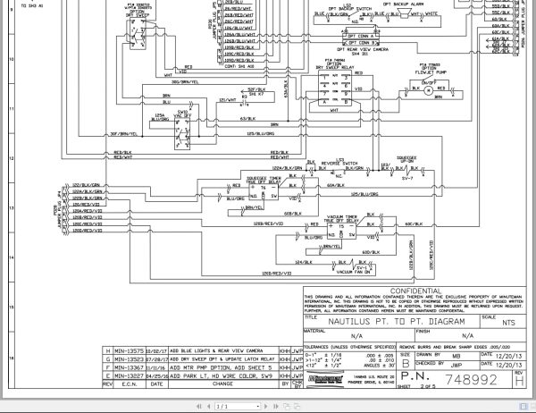 Minuteman Sweeper Nautilus Point To Point Electrical Schematic 748992 2017 (2)