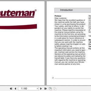 Minuteman Sweepers Walk Behind KS28B KS28G Instruction Manual 88 10 2960 (1)