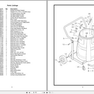 Minuteman Tank Vacuums C29020 Operation Service Parts 987208 2004 (2)