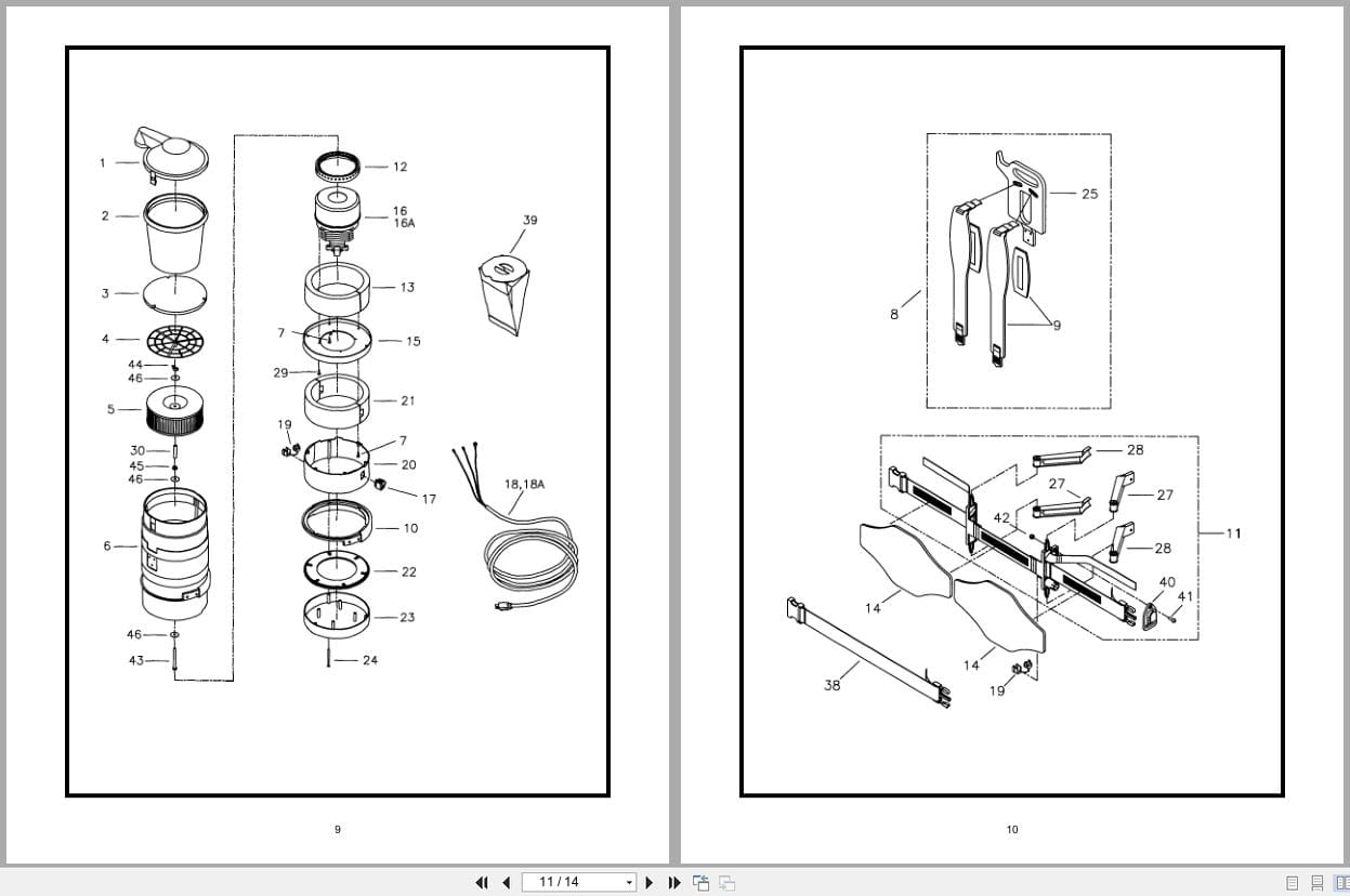 Minuteman Vacuum C84790 00 C84790 01 C84790 01CE Operation Service Parts 987247 2003 (3)