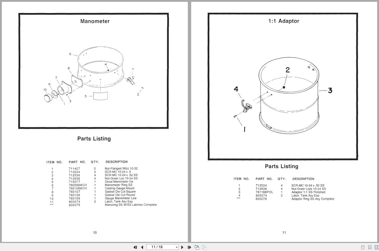Minuteman Vacuum C88015 01 To C88015 04 Operation Service Parts 987845 2002 (2)