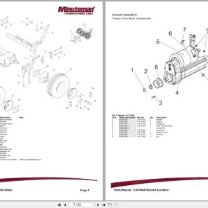 Minuteman Walk Behind Scrubber E30 Parts User Manual (3)