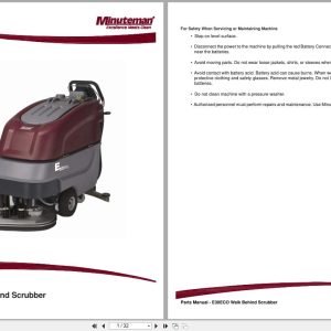Minuteman Walk Behind Scrubber E30ECO Parts Manual (1)