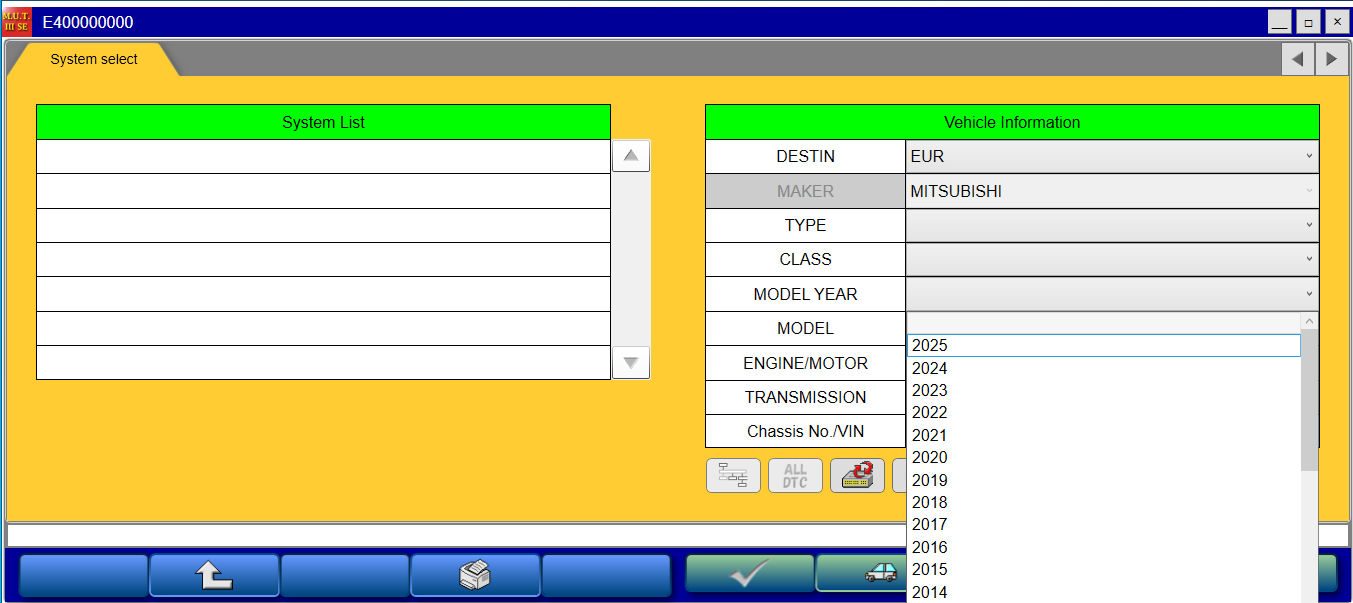 Mitsubishi MUT III SE 12.2024 Diagnostic Software 4