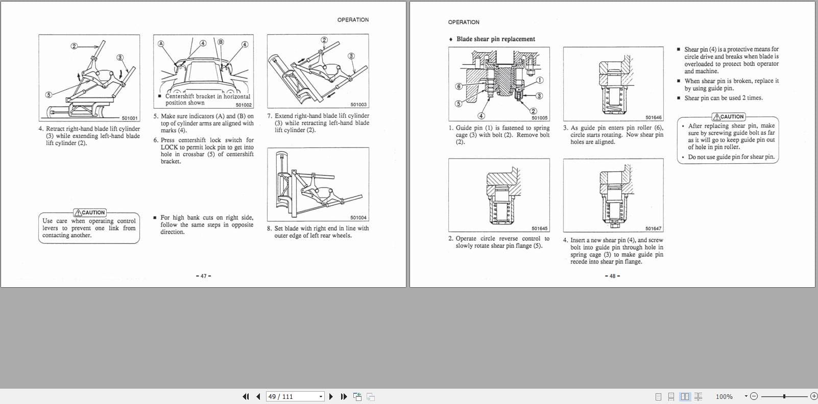 Mitsubishi Motor Grader MG330 Operation Maintenance Manual 99170 33130 (2)