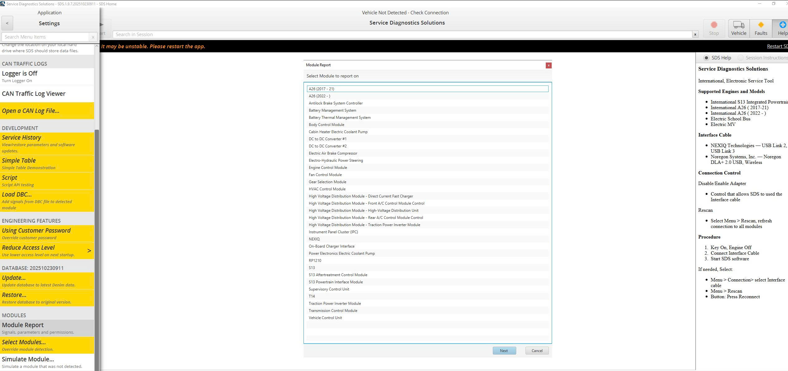 Navistar SDS 2025 Service Diagnostics Solution 6