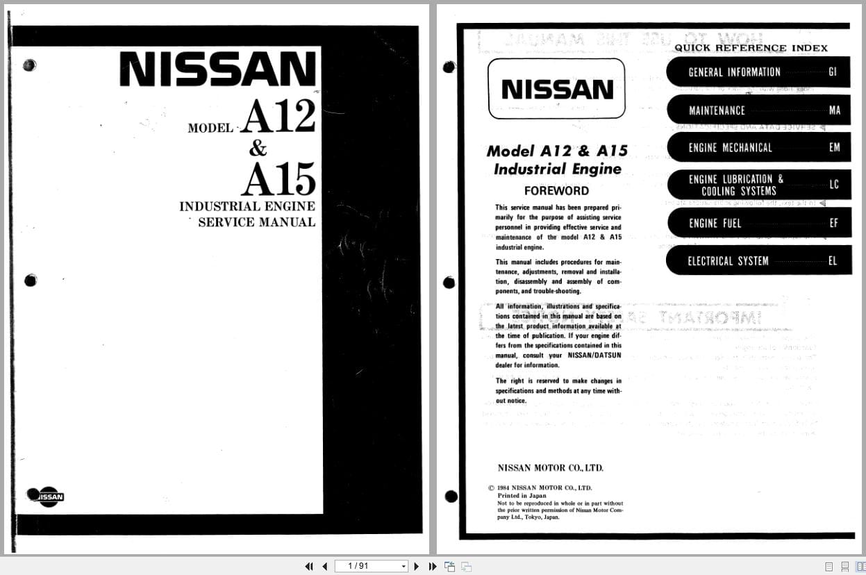 Nissan Engine A12 A15 Service Manual (1)