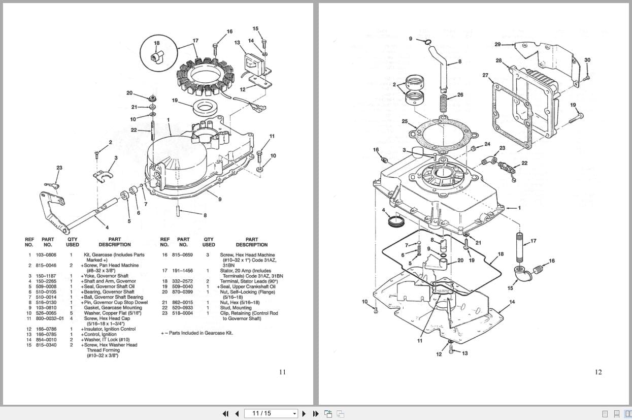 Onan Engine 20HP P 248 Parts Manual (2)