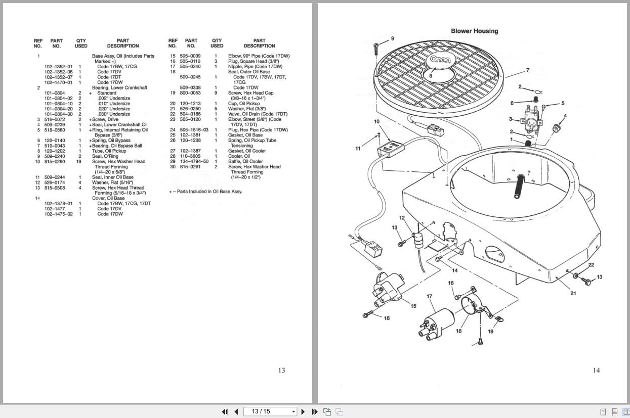 Onan Engine 20HP P 248 Parts Manual (3)