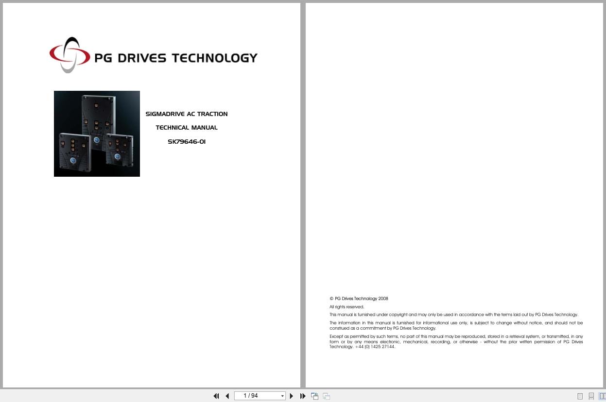 PG Drives Technology Sigmadrive AC Traction Technical Manual SK79646 OI (1)