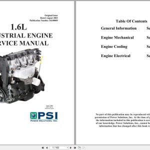 PSI Engine 1.6L Service Manual 36100009 2003 (1)