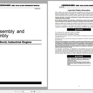 Perkin Engine 1104D Disassambly Assembly and Operation Manual (1)