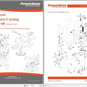 PowerBoss Edge Scrub TSS 85 TSS 95 Supplement Spare Parts Catalog 2008 (1)