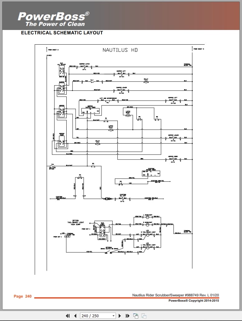 PowerBoss Nautilus Sweeper PB45DSL To PB45LPCE Parts Catalog 988749 2020 (3)
