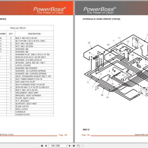Powerboss Nautilus Sweeper Pb45Dsl To Pb45Lpce Parts Catalog 988749 2021 (2)